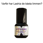 VolumeX är det populäraste limmet hos Lashia