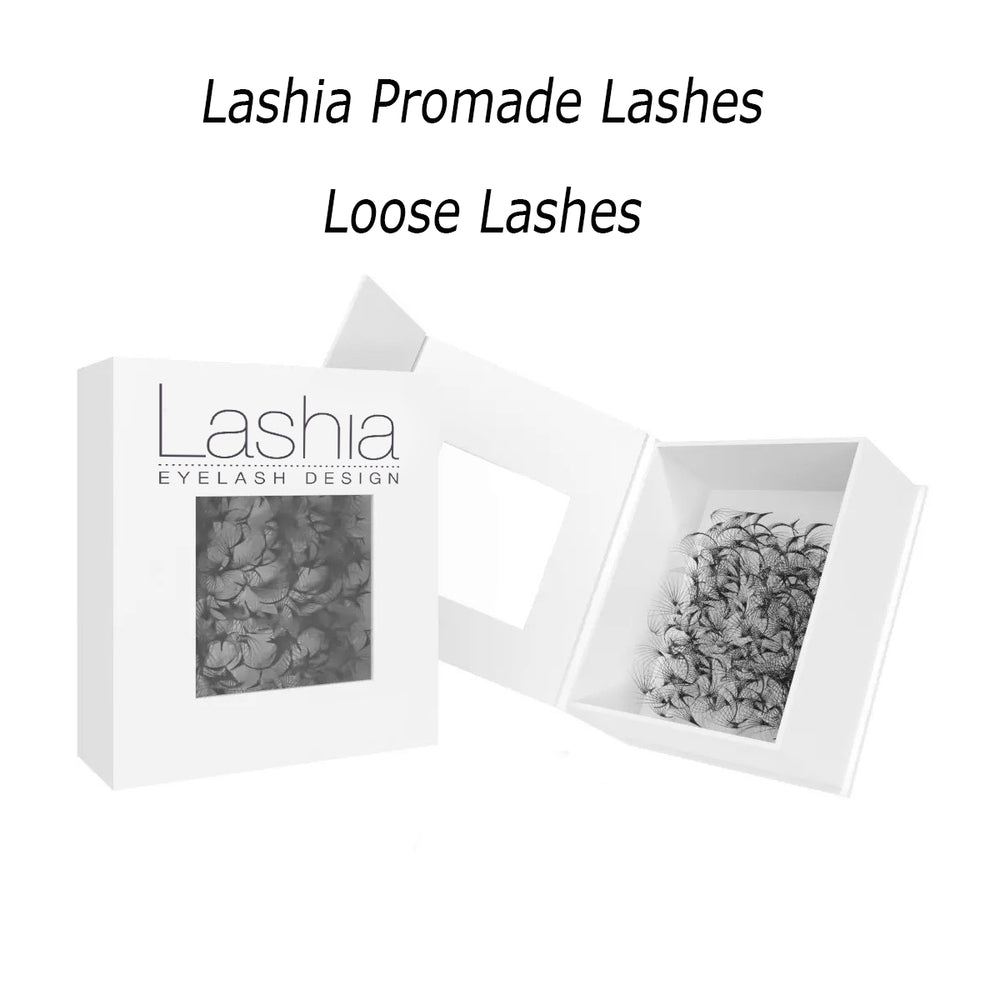0,07 Lashia Promade 4D. Ca 500st lösa knippen i en ask. - LashiaMegastore/Shop Lashia